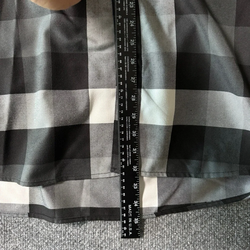 Dixxon Flannel Finish Line Black/White Buffalo Plaid Long Sleeve Mens 4X
